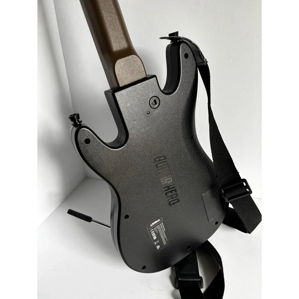 Guitar Hero Live Wireless Black Gold Guitar Style 0000654 For PS3 No Dongle